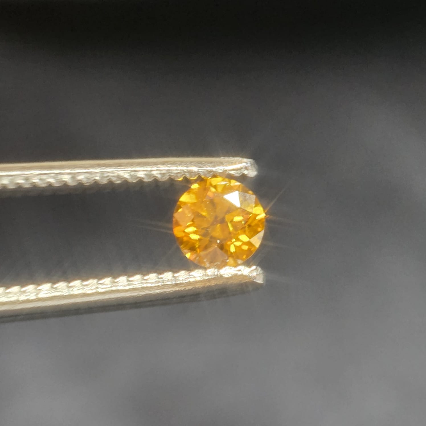 0.58 carat Fancy dark yellow