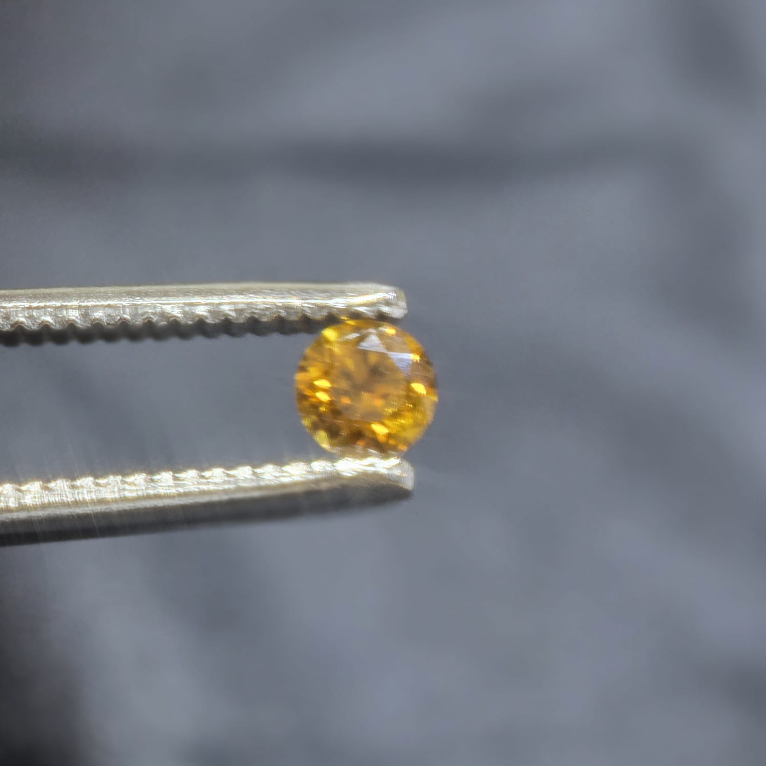 0.38 carat Fancy dark brown yellow